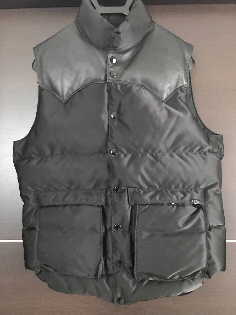 Rocky Mountain Featherbed × PORTER × BEAMS ダウンベスト 40 黒