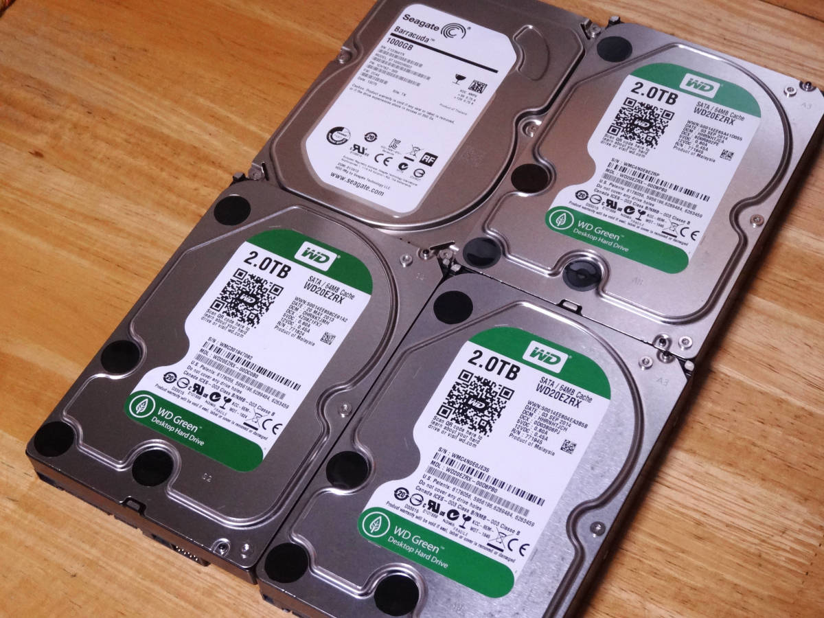 Seagate Barracuda 6TB 内蔵型HDD（使用時間少） Seagate Barracuda