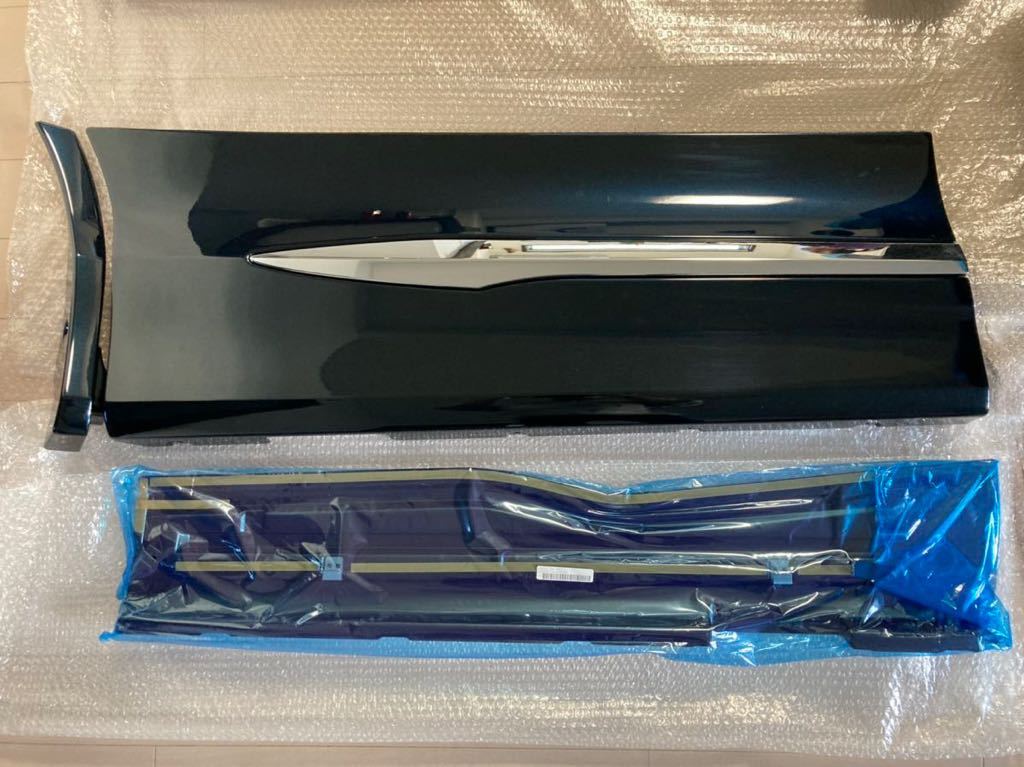新作入荷，安い 新品 未使用 ヴォクシー ZRR80 モデリスタ スライドドア ドアパネル サイドスカート 右 側 運転席 ブラキッシュ 221 ノア voxy
