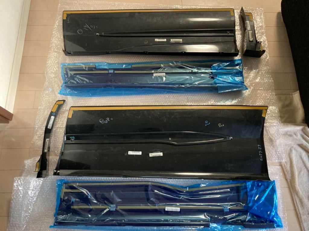 新作入荷，安い 新品 未使用 ヴォクシー ZRR80 モデリスタ スライドドア ドアパネル サイドスカート 右 側 運転席 ブラキッシュ 221 ノア voxy