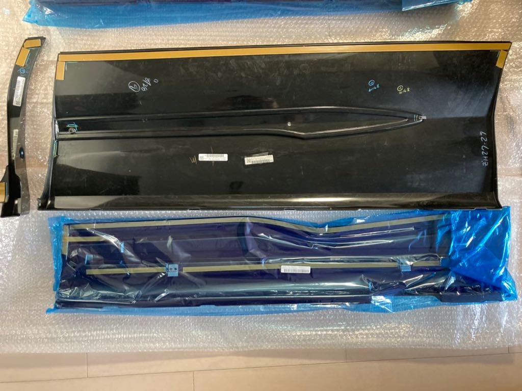 新作入荷，安い 新品 未使用 ヴォクシー ZRR80 モデリスタ スライドドア ドアパネル サイドスカート 右 側 運転席 ブラキッシュ 221 ノア voxy