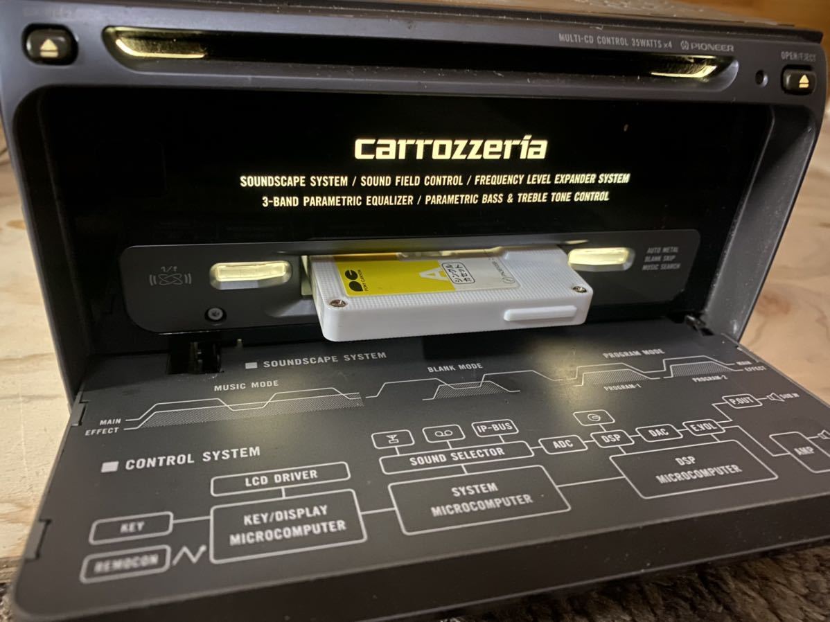 カロッツェリア FH-P80 CD カセット テープcarrozzeria Pioneer 当時物