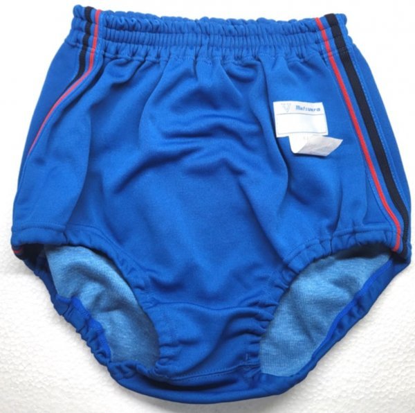 Matsuura マツウラ　ライン入青ブルマ　サイズ3L　ポリエステル＋綿