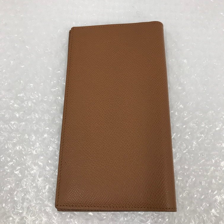 ブルガリ BVLGARI 札入れ ブラウン レザー - 財布 長財布 □未使用