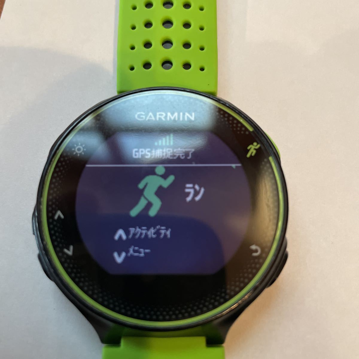美品GARMIN ForeAthlete 235J GPS心拍計ランニングウォッチ 未使用 