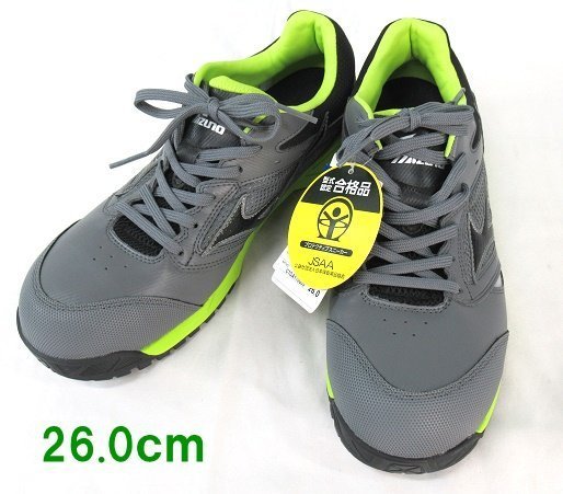 未使用展示品 MIZUNO ミズノ オールマイティ LS C1GA170005 26.0cm JSAA A種 安全靴 作業靴 アウトレット 箱なし