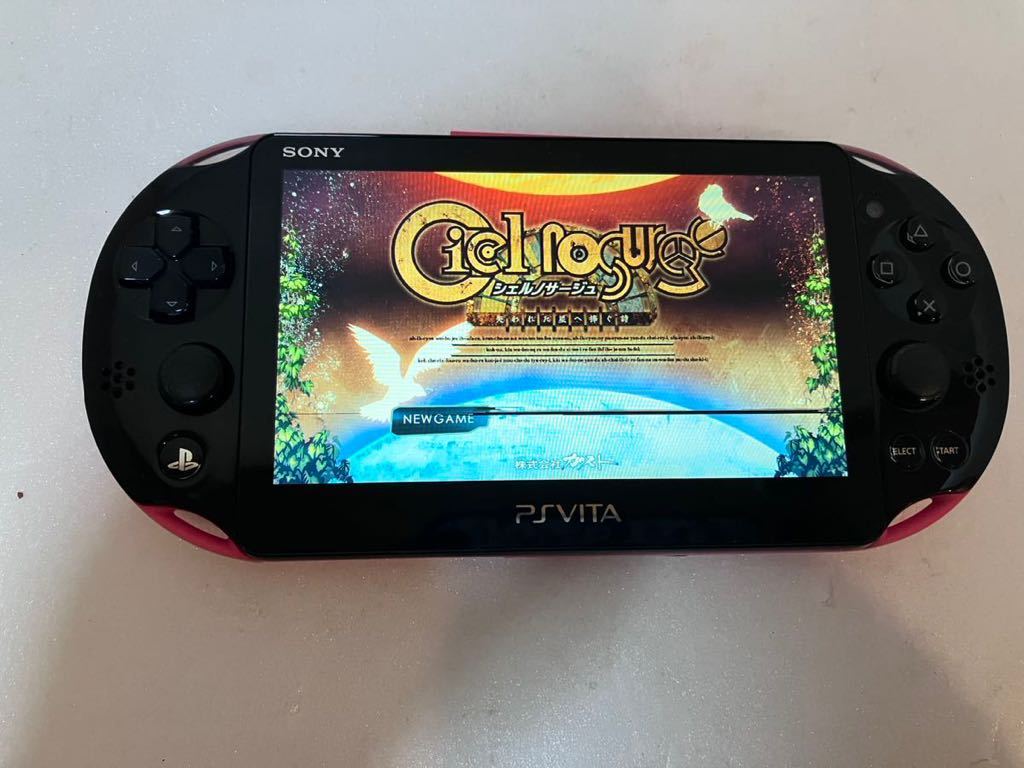 ☆動作良好 ジャンク PlayStationVita Wi-Fiモデル:ピンク/ブラック
