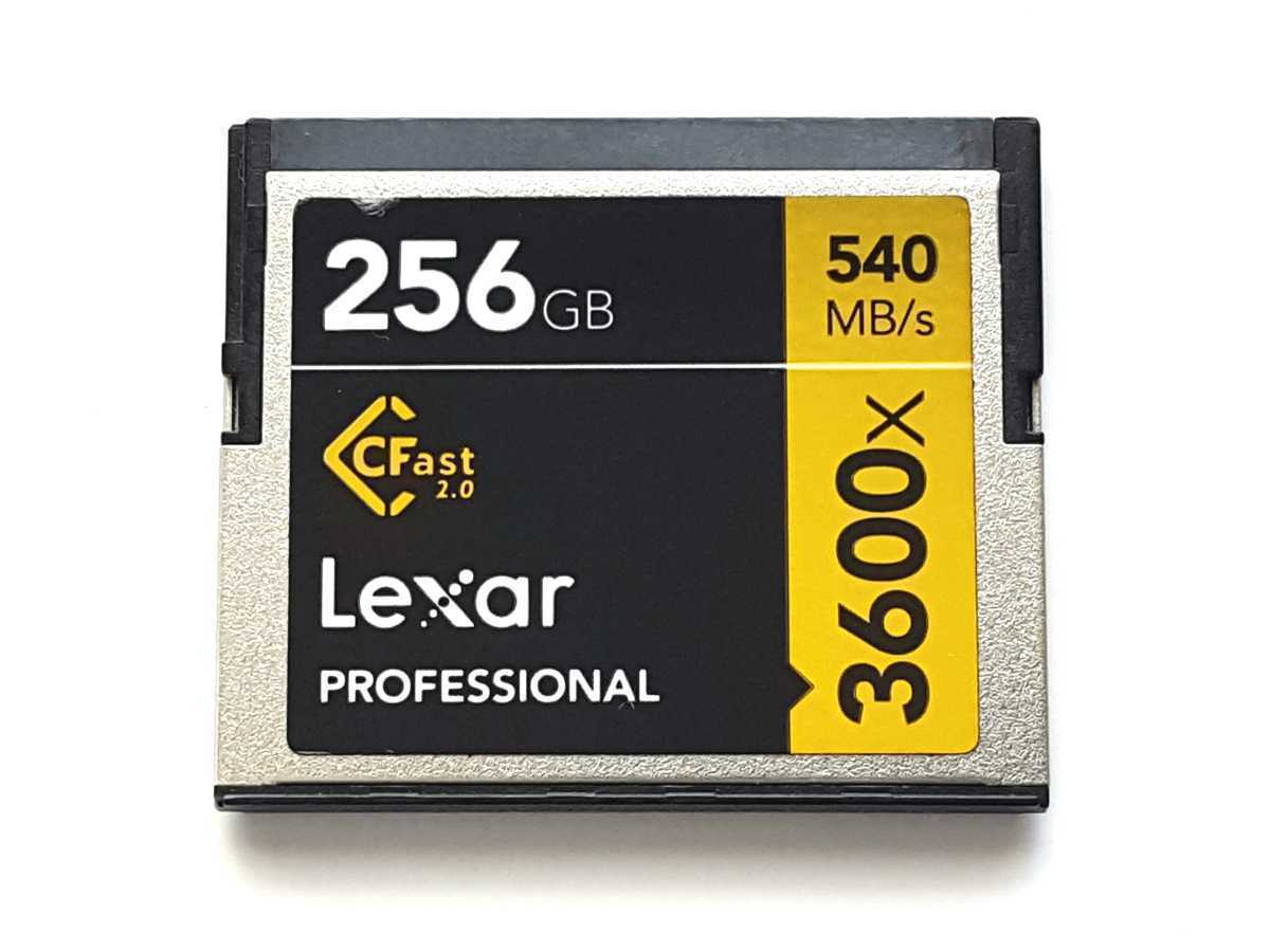 残り2枚】☆美品☆ CFast 2.0 256GB 3600x レキサー