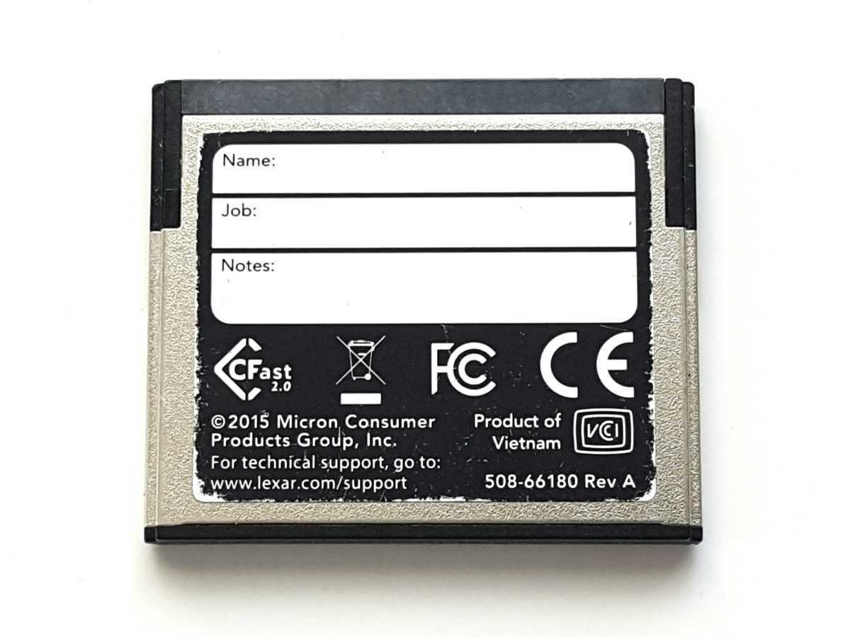 残り2枚】☆美品☆ CFast 2.0 256GB 3600x レキサー