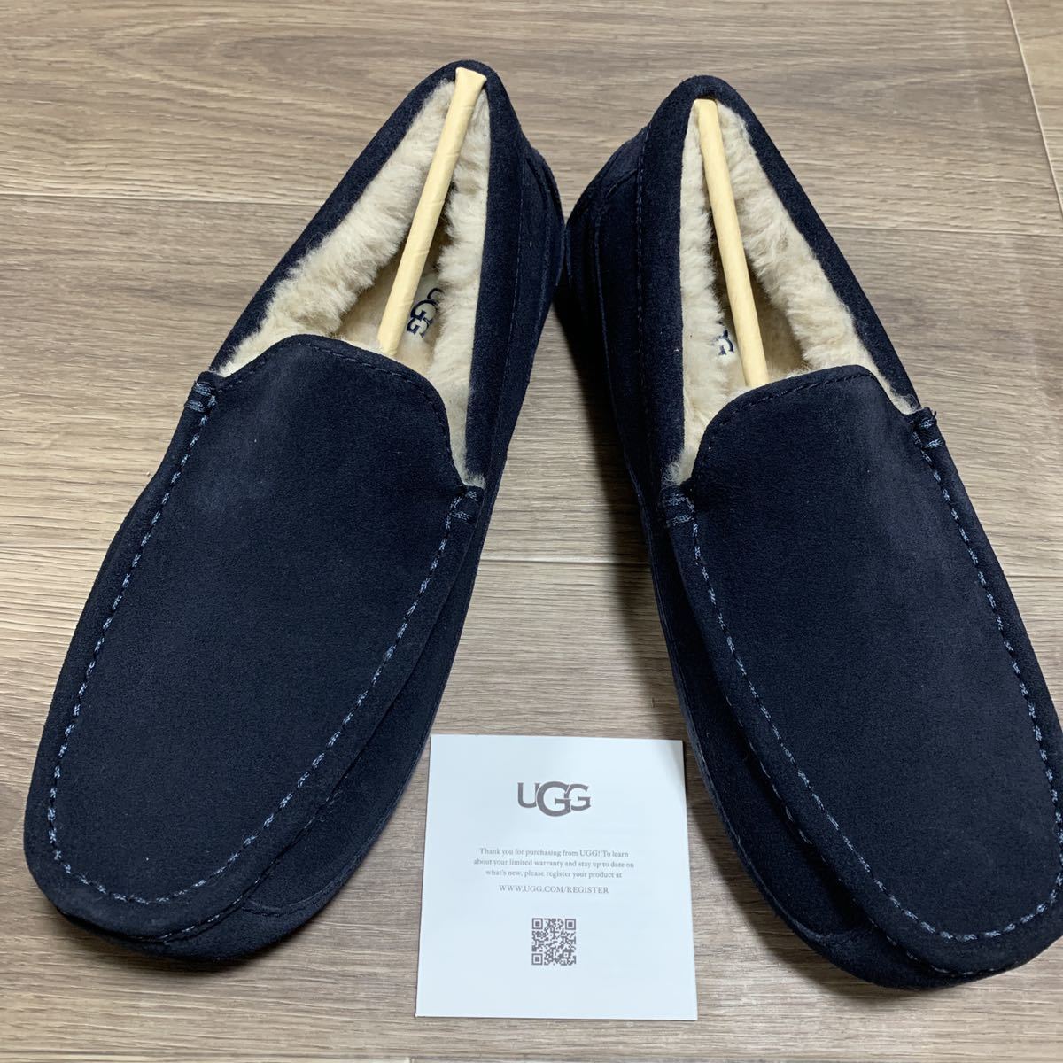アスコット UGG アグ ascot ネイビーの通販 ugg モカシン ASCOT メンズ