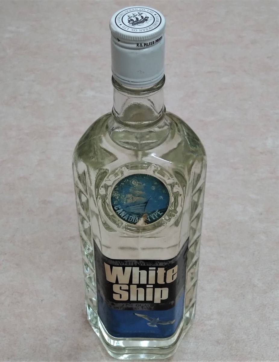 ◇ 未開栓 OCEAN WHISKY WHITE SHIP 三楽オーシャン ウイスキー 1級 