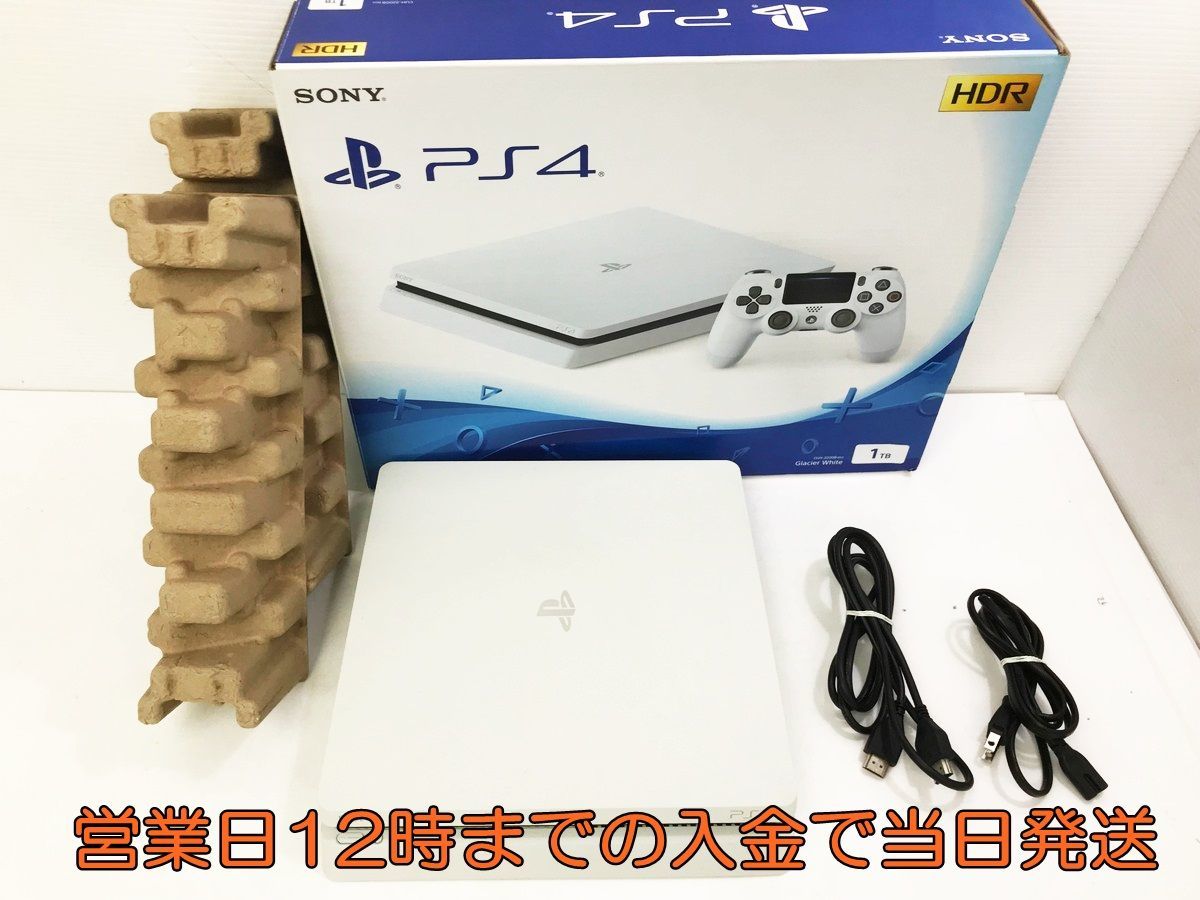 1円】PS4 本体 PlayStation 4 グレイシャー・ホワイト 1TB (CUH