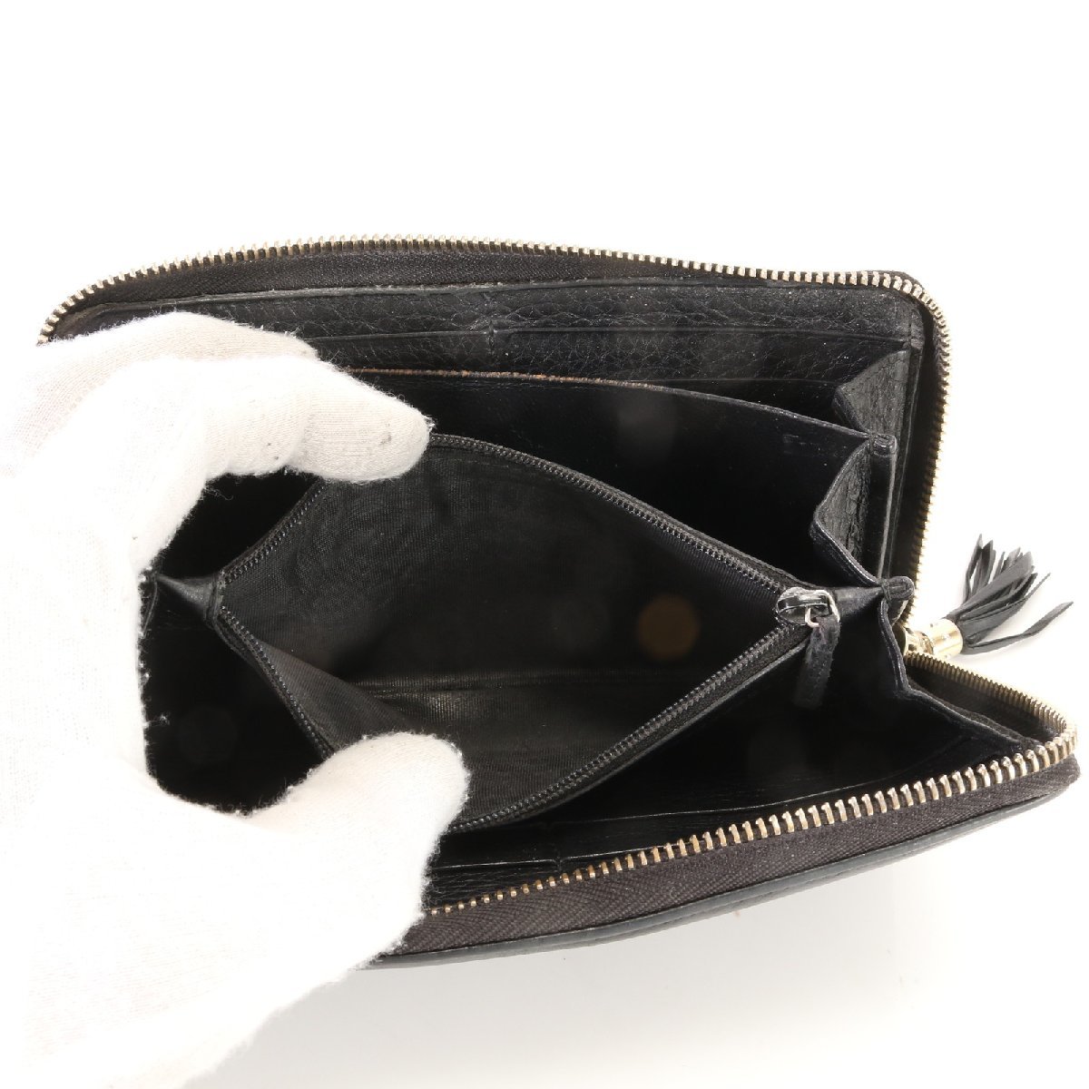 美品✨GUCCI グッチ 長財布 レザー 黒 ソーホー インターロッキング 箱付 楽天市場】【財布】GUCCI グッチ ソーホー インターロッキングG 2つ折
