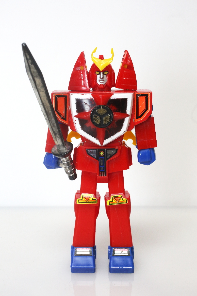 K1581 □昭和レトロ□ダイカスト製 クローバー 最強 ロボ ダイオージャ