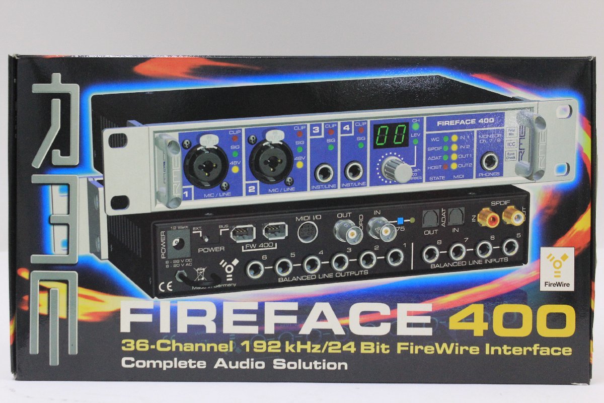 □名機 RME Fireface 400 中古美品！ ホビー、カルチャー オーディオ