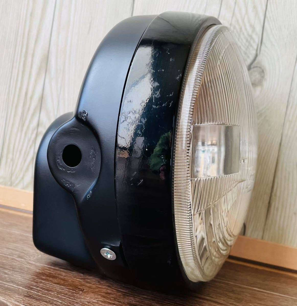 当時物希少CIBIE黒リムW反射ビームヘッドライト⁄検索シビエマーシャル