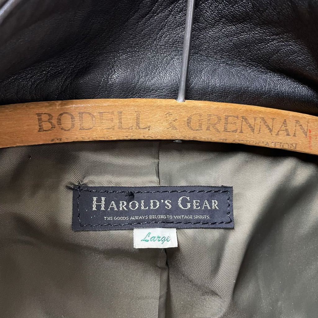 ホースハイド GEAR 馬革 ハロルズギア HAROLD'S レザージャケット M