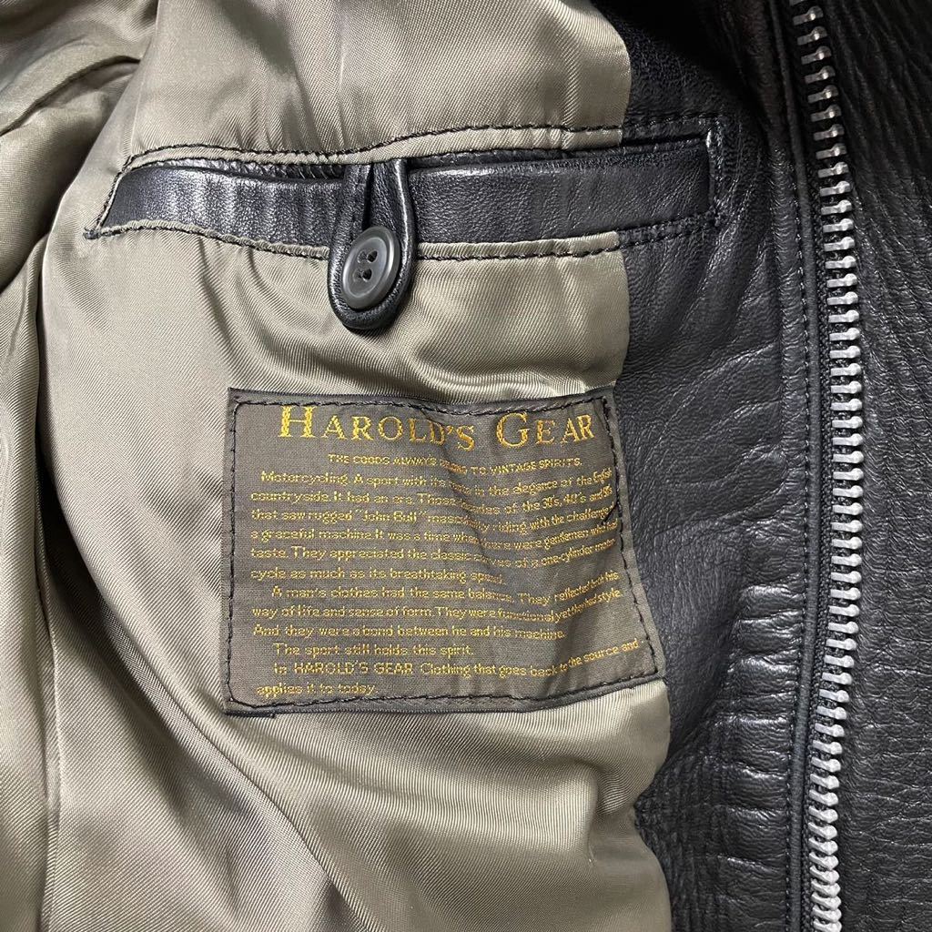 ホースハイド GEAR 馬革 ハロルズギア HAROLD'S レザージャケット M