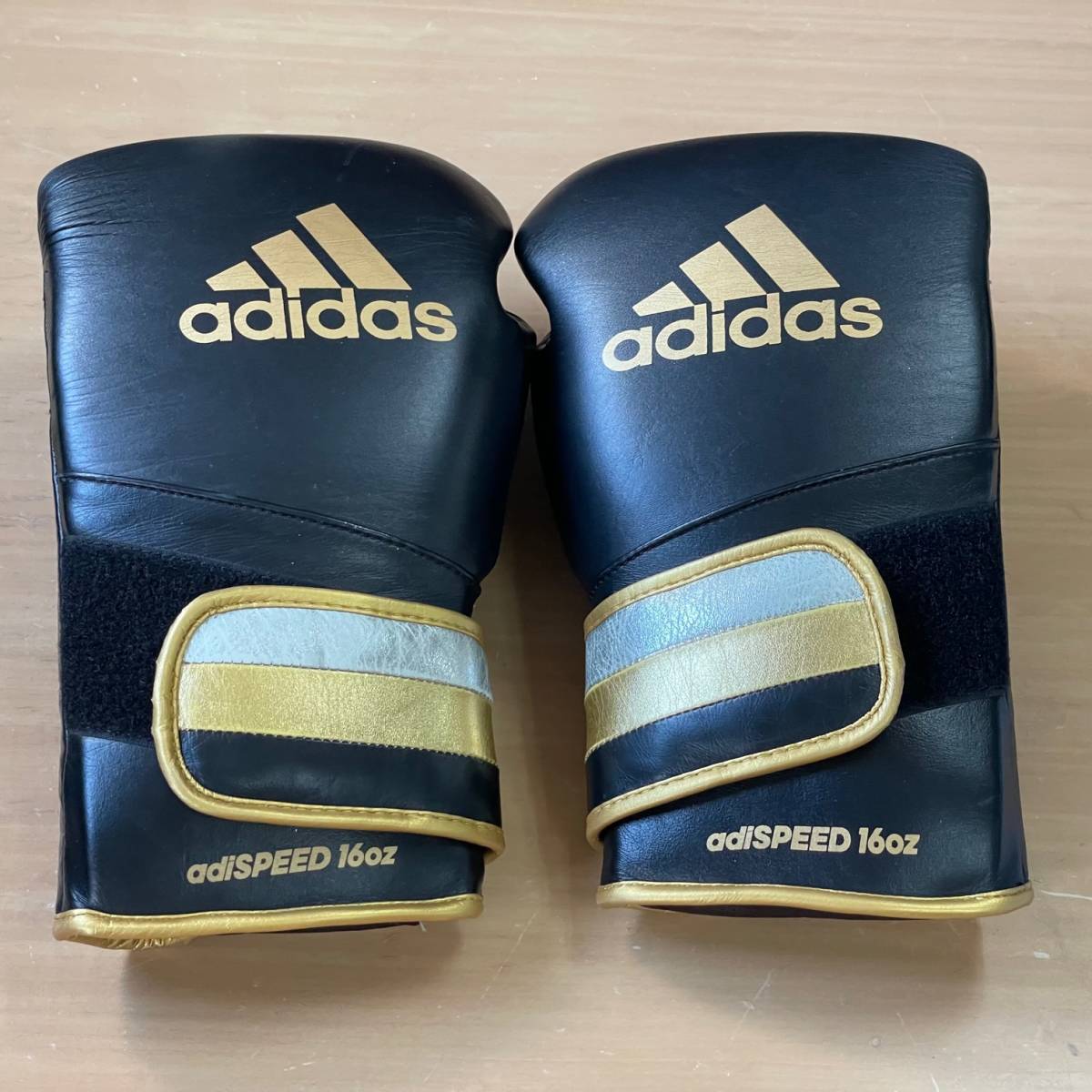 中古品 adidas adiSPEED ボクシング 格闘技 3点セット 16オンス 