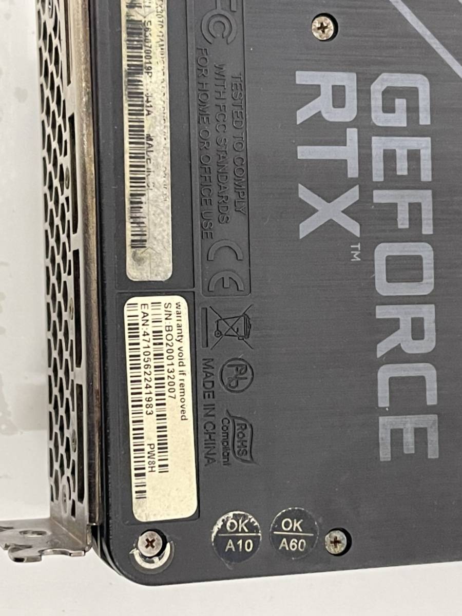 Palit GEFORCE RTX 3070 Gaming Pro グラフィックボード GPU ジャンク