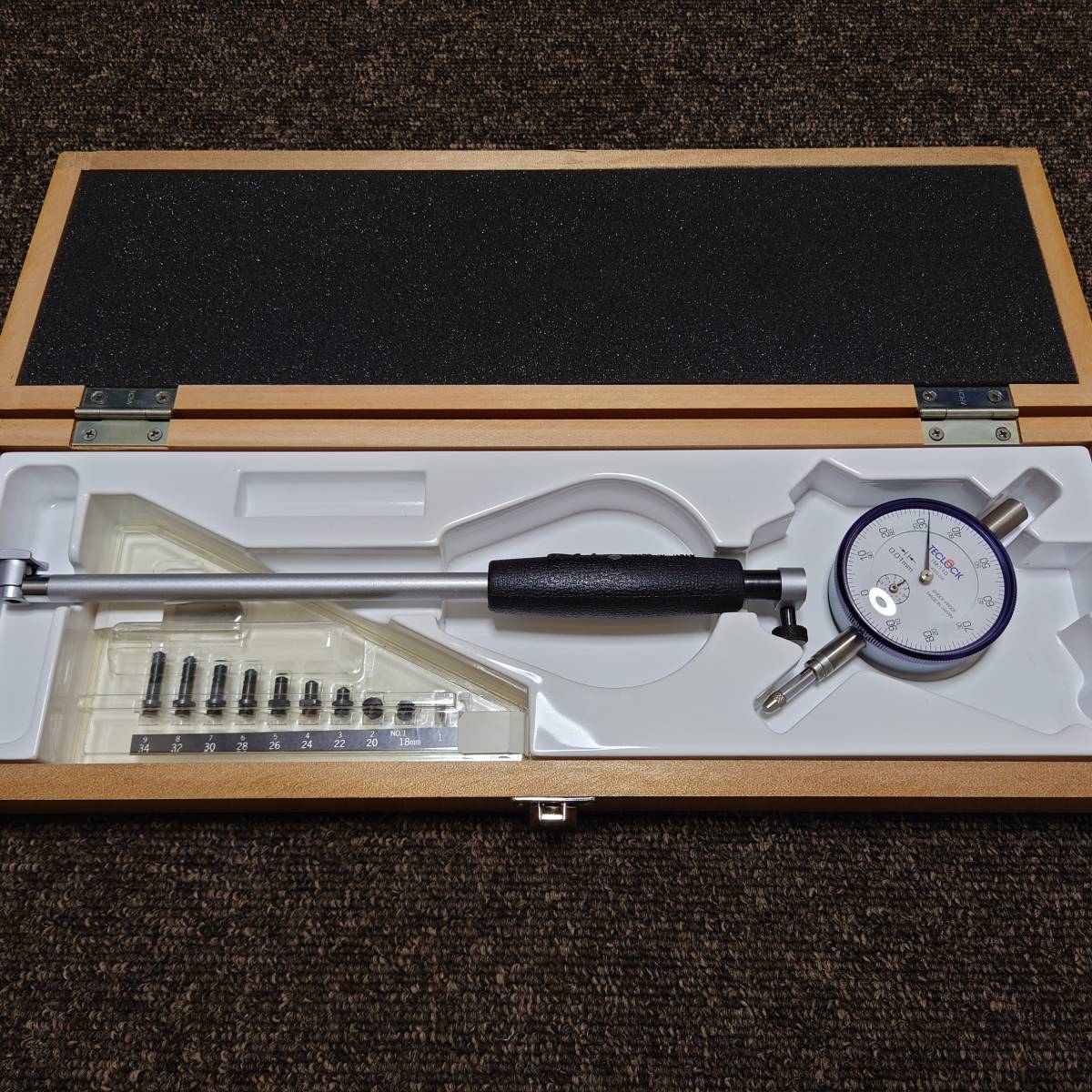 【TECLOCK製】標準型シリンダーゲージ CC-35 ☆超美品☆送料無料