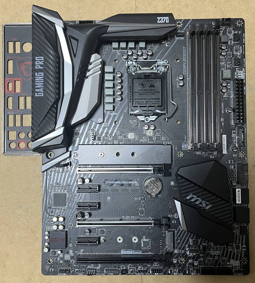 MSI Z370 GAMING PRO CARBON LGA1151 ATXマザーボード Z370 AC MSI