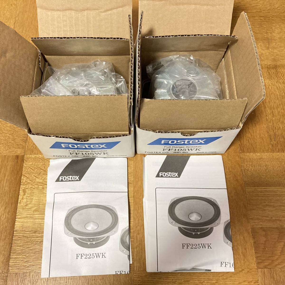 FOSTEX バスレフ専用フルレンジユニット FF105WK 2個 FF105WK FOSTEX