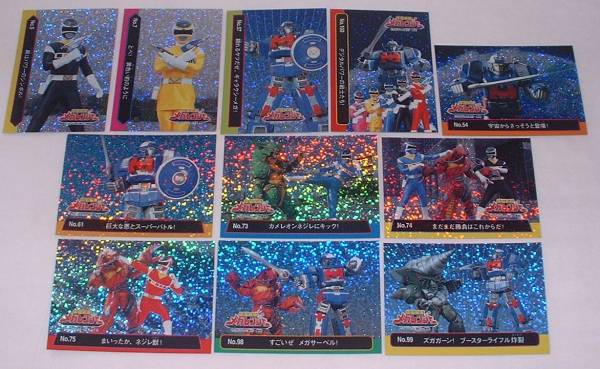 D06□カード メガレンジャー 75枚 ナガサキヤ(特撮)｜売買された