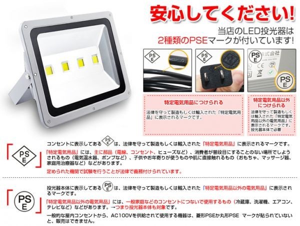 即納 爆裂発光！送料込 2個セット 200W LED投光器2000w相当 17000LM