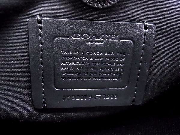 1円 □極美品□ COACH コーチ F73293 シグネチャー PVC 2WAY クロス