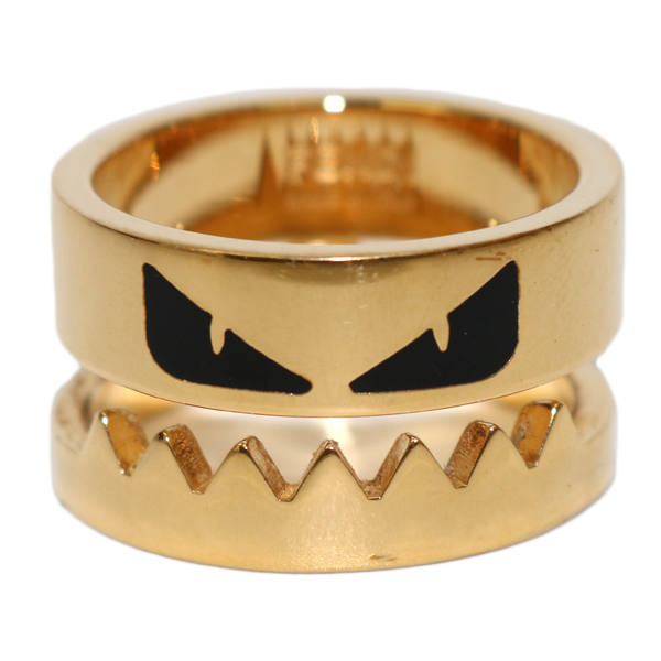 【中古AB/使用感小】 フェンディ モンスターリング GP リング・指輪 24号 20387455