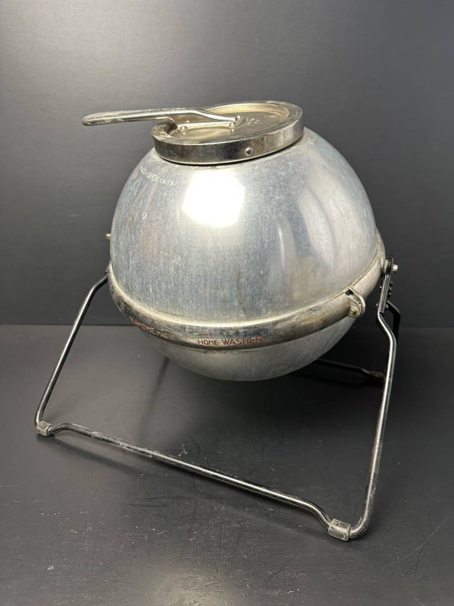 昭和レトロ 林製作所 - 洗濯機 Yahoo!オークション 手回し式 球体