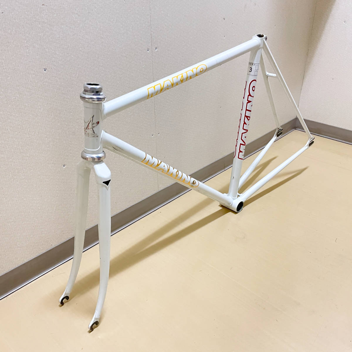 DURA-ACE NJS認定 競輪車輪 前輪丸スポーク 結束済 とおく