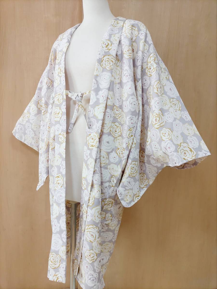 洗える☆長羽織☆可愛いバラの花柄 【公式通販】