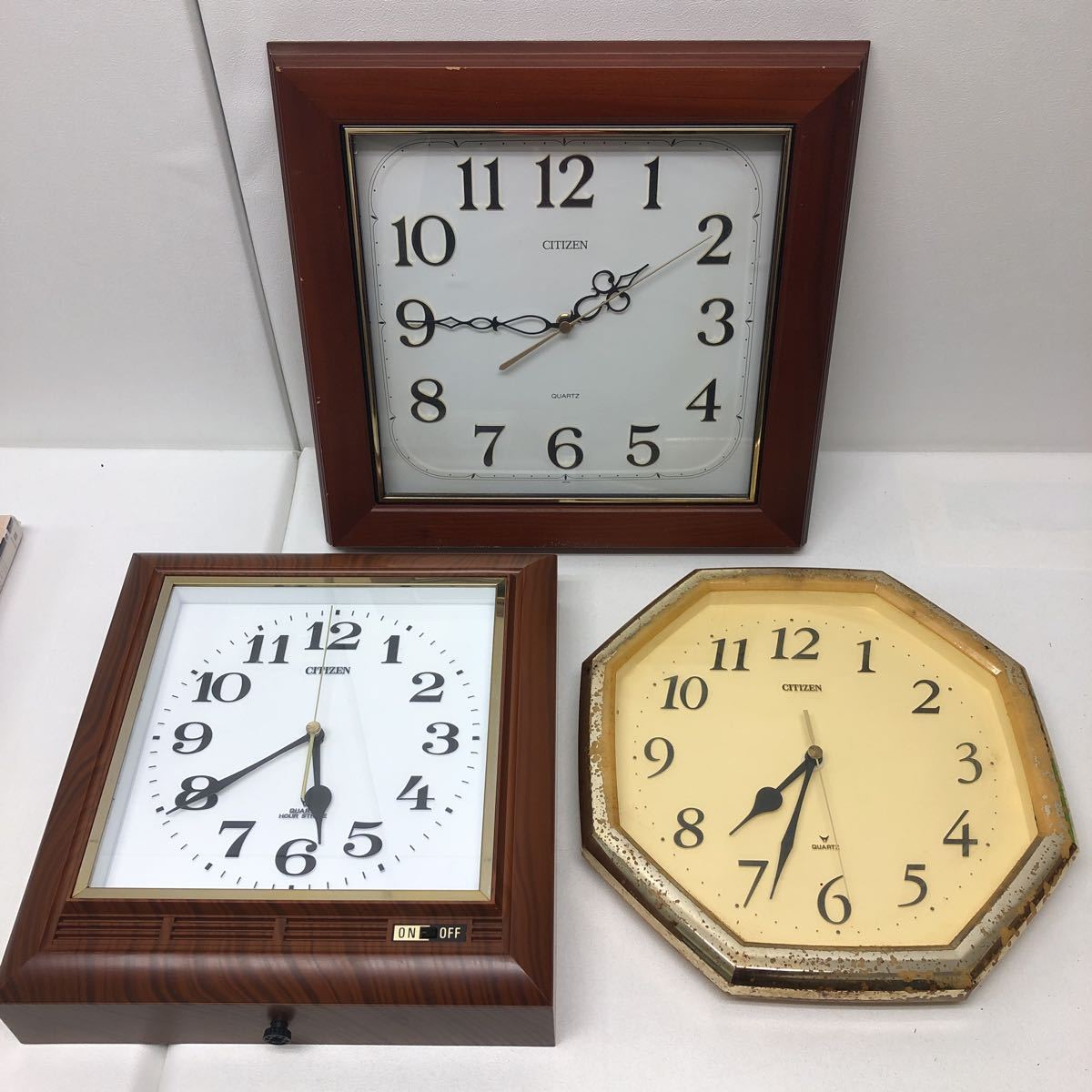 0112B まとめ☆シチズン CITIZEN 時計 11点セット 置き時計 掛け時計
