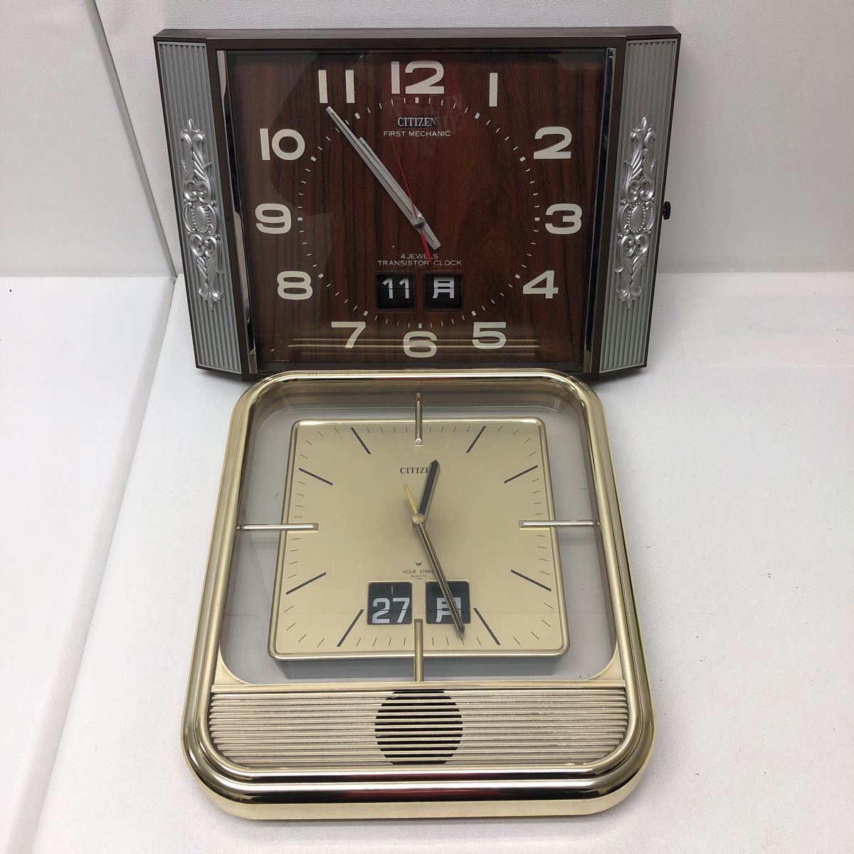 0112B まとめ☆シチズン CITIZEN 時計 11点セット 置き時計 掛け時計