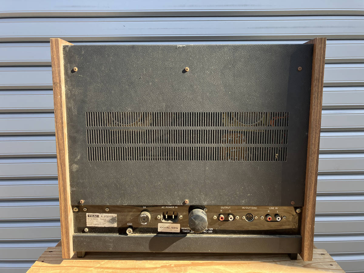 TEAC ティアック A-2300S オープンリールデッキ 50Hz専用 動作未確認