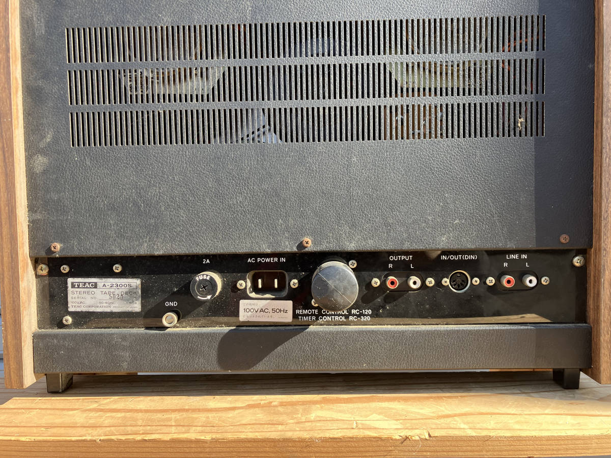 TEAC ティアック A-2300S オープンリールデッキ 50Hz専用 動作未確認
