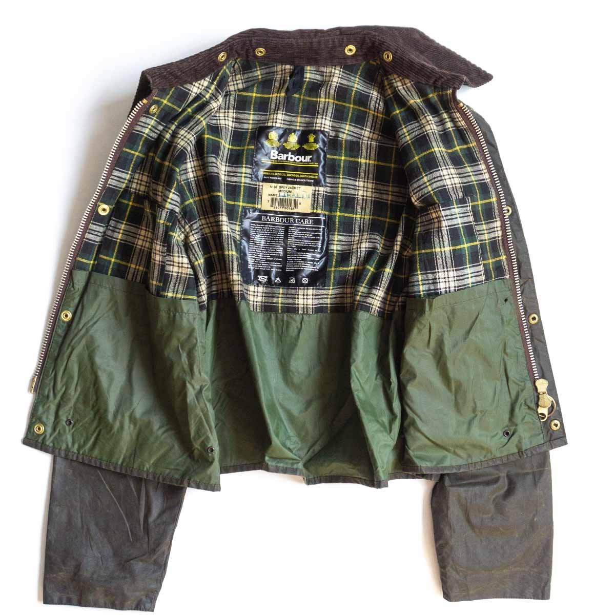 90S】 BARBOUR 【SPEY Jacket】M スペイ オイルド フィッシング 