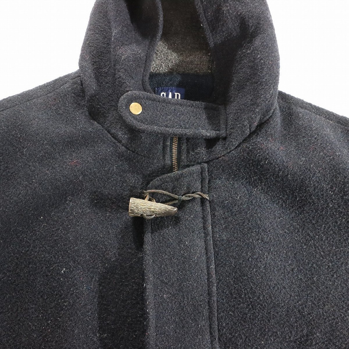F□90年代 OLD GAP ギャップ ダッフルコート アウター ネイビー 紺色