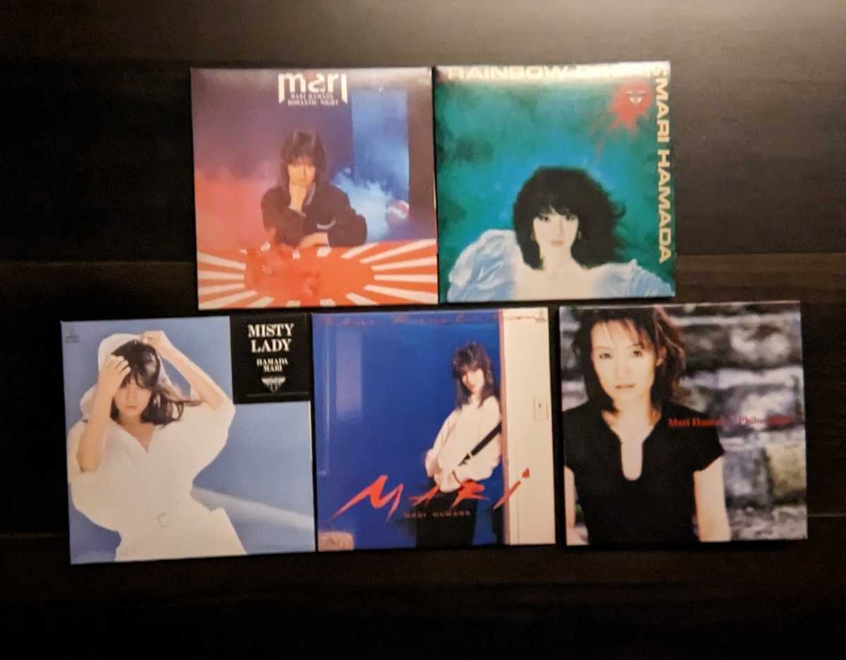 浜田麻里 Romantic Night Blue Revolution MISTY LADY Philosophia Rainbow Dream 紙ジャケット アルバム 5枚 セット 国内正規品 廃盤 レア