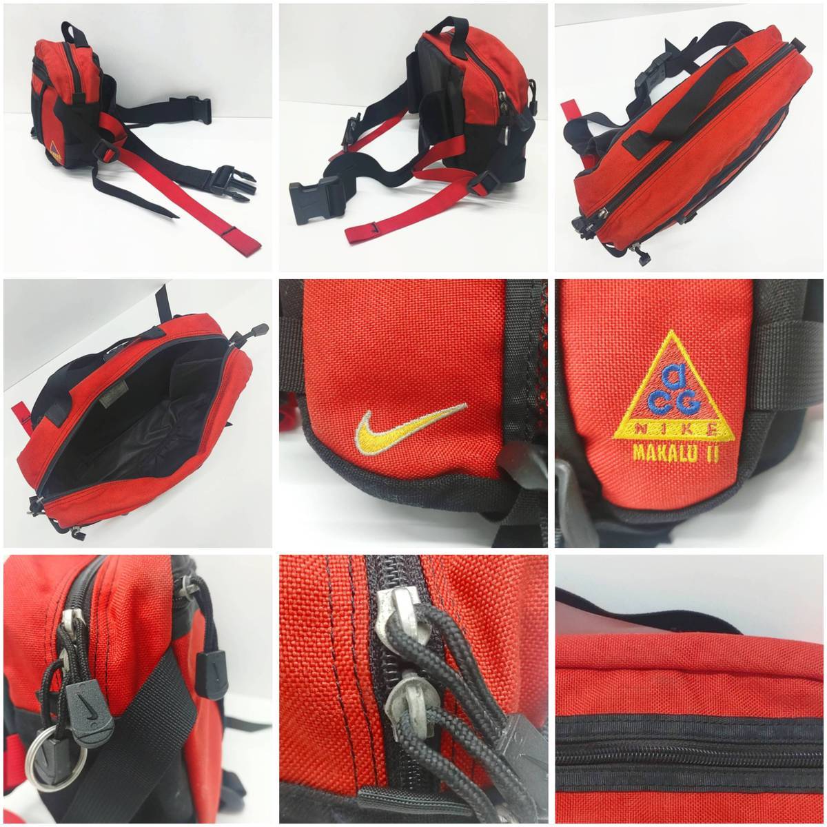 中古 NIKE ACG ナイキ エーシージー MAKALU II ボディ ウエストバッグ