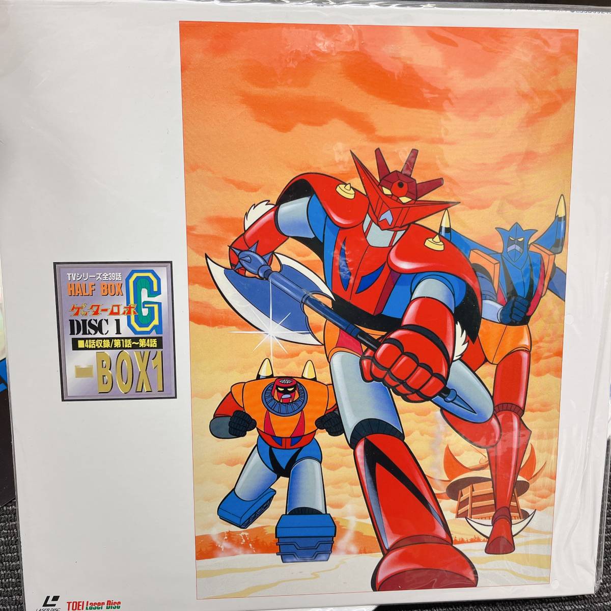 ☆ゲッターロボメモリアル☆ＬＤ☆トレカ付き♪☆レーザーディスク☆ 05】LD レーザーディスク ゲッターロボ 真ゲッターロボ ゲッターロボG