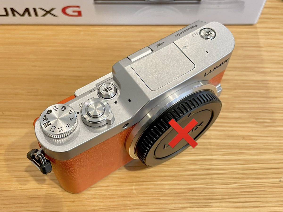 1円スタート)美品 Panasonic LUMIX DC-GF9 オレンジ LUMIX DC-GF9 4K