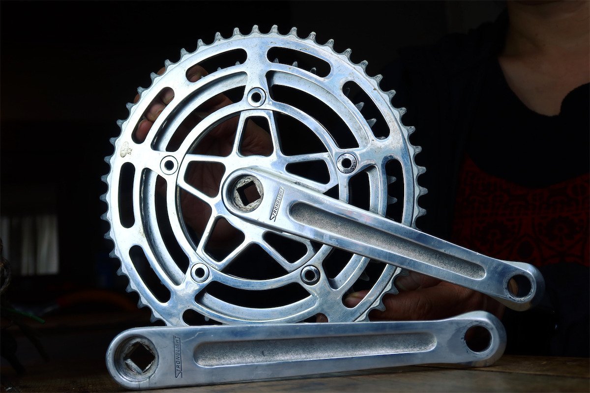 Plateau Stronglight 106 – 54 Dents – Pour Vélo Rétro Peugeot, Gitane, Motobécane