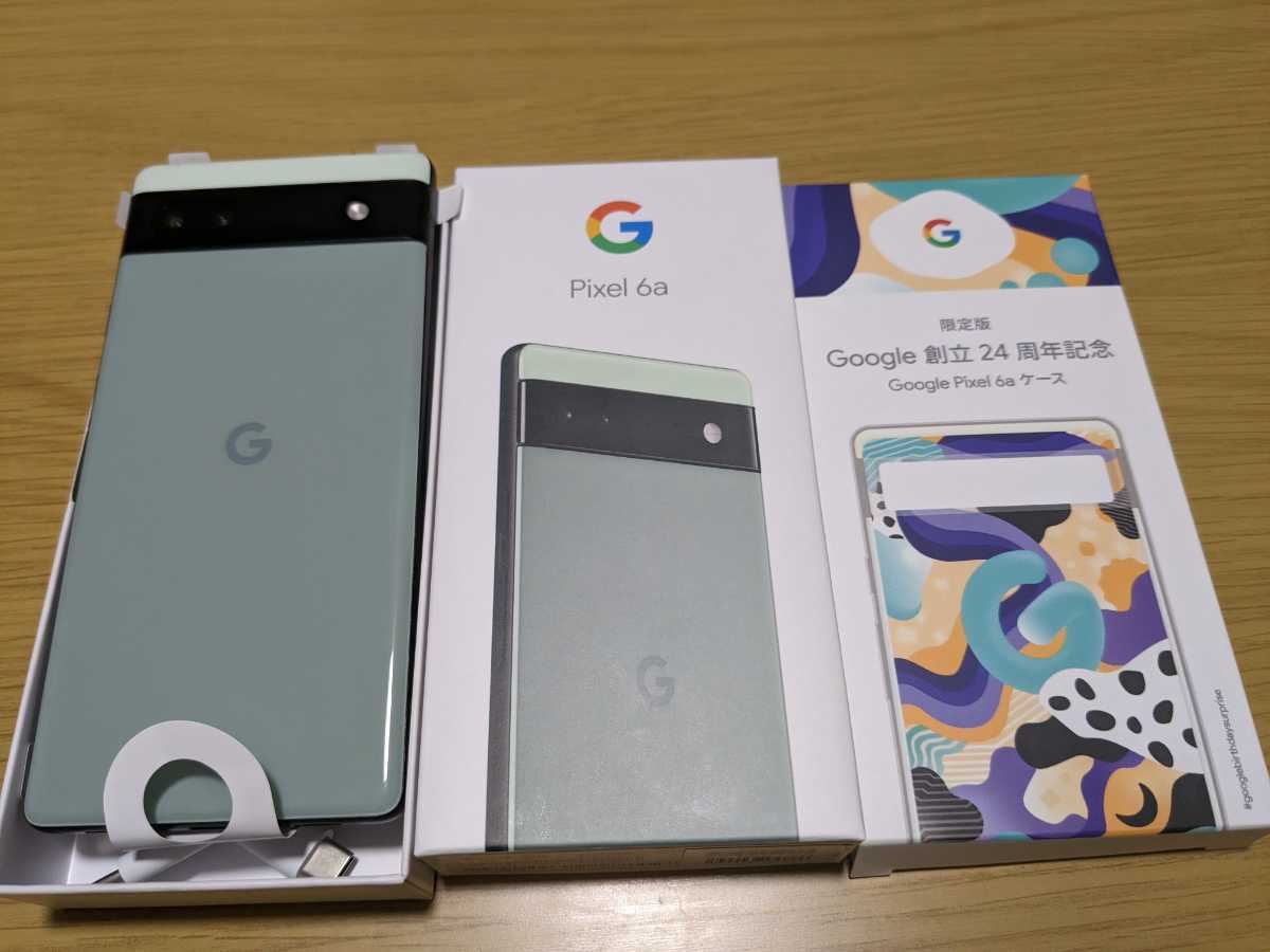 新品 Google Pixel 6a 本体 simフリー 白ロム 6a Pixel Google 箱あり