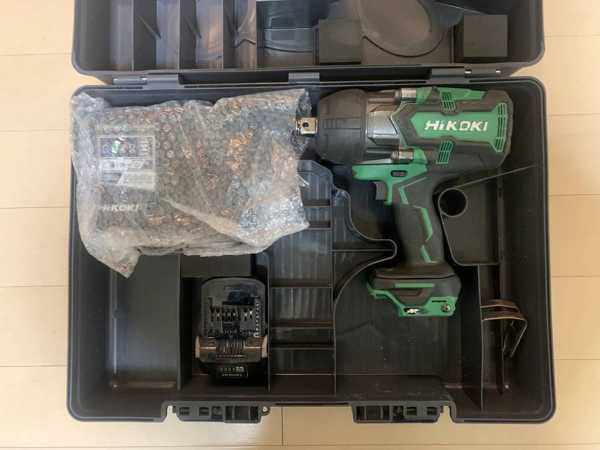 動作品①HiKOKI(日立工機) WR36DA コードレスインパクトレンチ 36V 