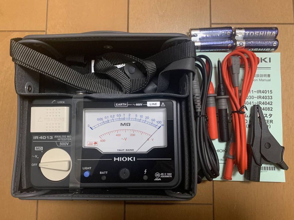 ☆日置電機 アナログメグオームハイテスタ IR4013-10 絶縁抵抗計 HIOKI