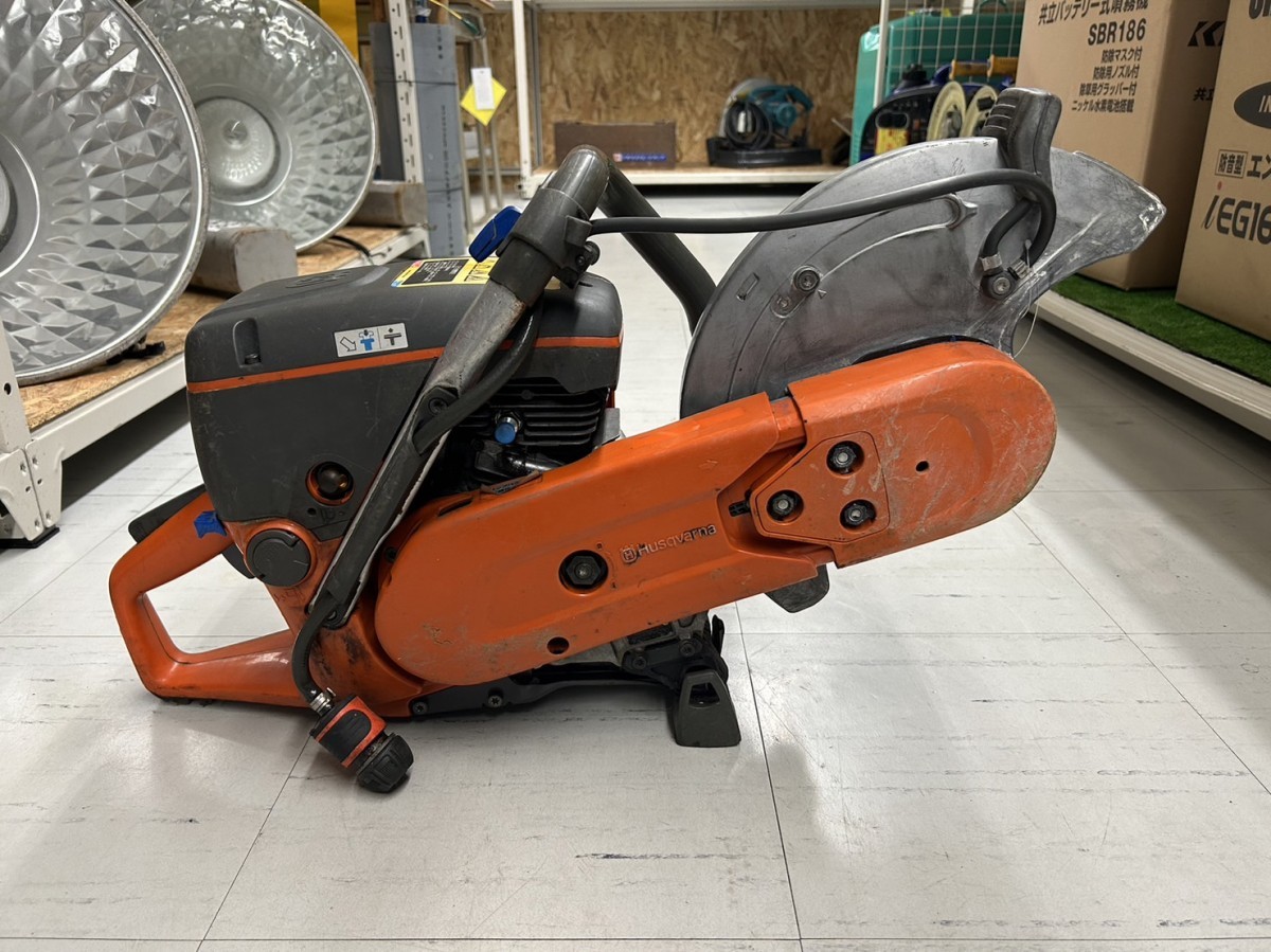 エンジンカッター パワーカッター ハスクバーナ 【愛知 東海店】CD853【売切り】Husqvarna エンジンカッター K770 100mm ★ ハスクバーナ コンクリートカッター 切断機 ガソリン ★ 中古