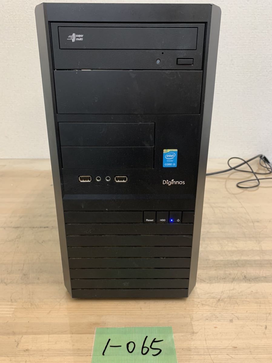1-065 DIGINNOS Corei3 4150 3.50GHZ メモリGB HDD500GB SSD Windows8.1 ジャンク品